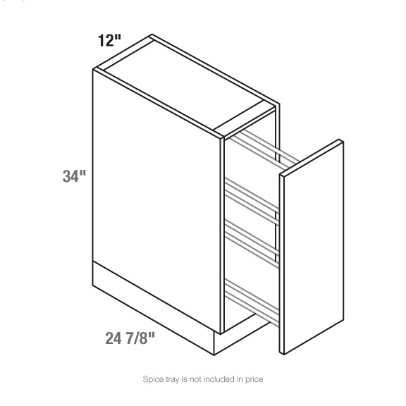 Spice Rack Cabinet BauBasic